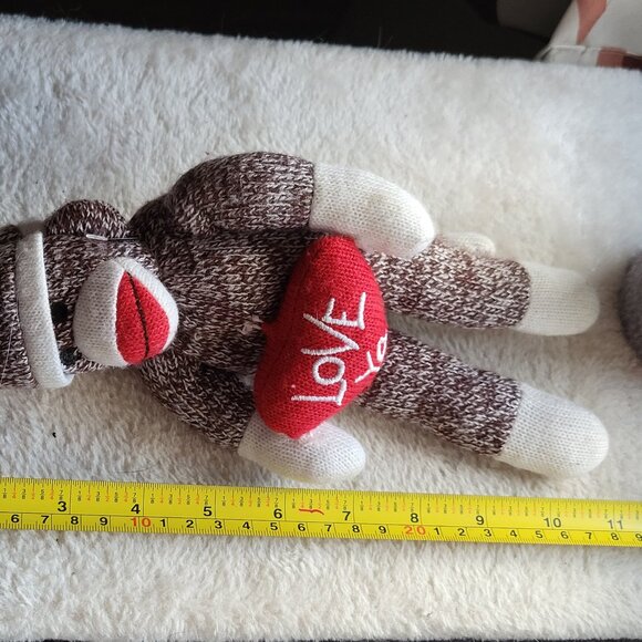 Love Ya Sock Monkey Plush Cystic Fibrosis Foundation Ed Classic Collectible Doll - Picture 5 of 5